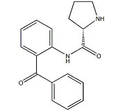 KL60094            117186-74-0       (2S)-N-(2-苯甲酰基苯基)-2-吡咯烷甲酰胺