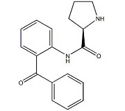 KL60095                                     (2R)-N-(2-Benzoylphenyl)-2-Pyrrolidinecarboxamide
