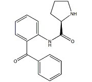 KL60095                                       (2R)-N-(2-Benzoylphenyl)-2-Pyrrolidinecarboxamide